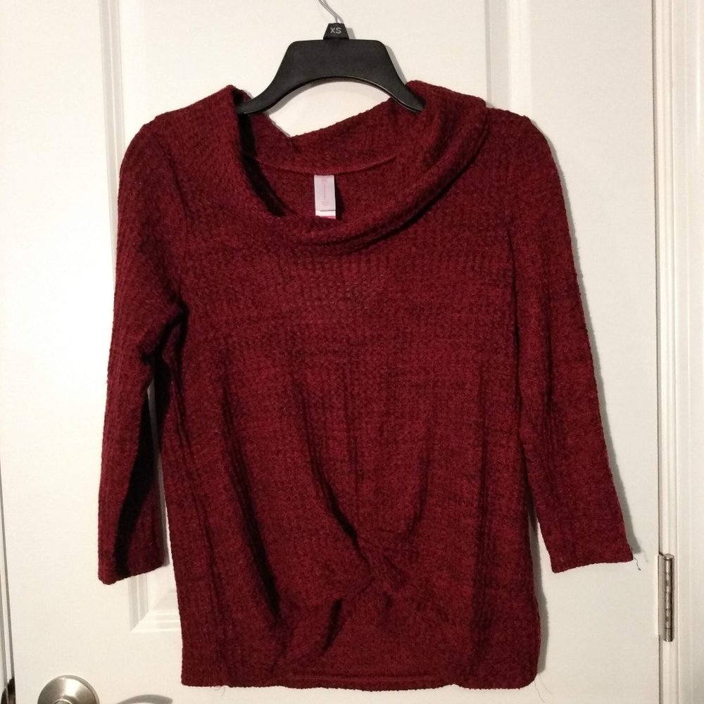 Red Sweater Top